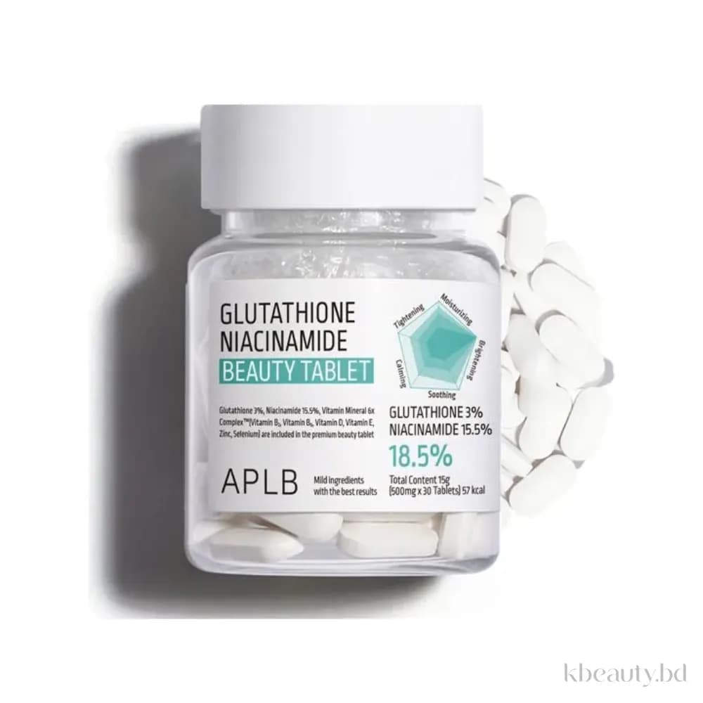 APLB Glutathione Niacinamide Beauty Tablet 500mg x 30 Tablets