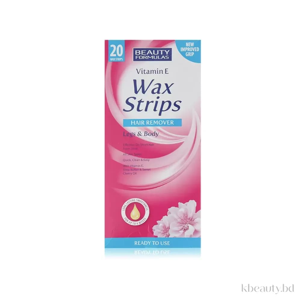 Beauty Formulas Vitamin E Wax Strips