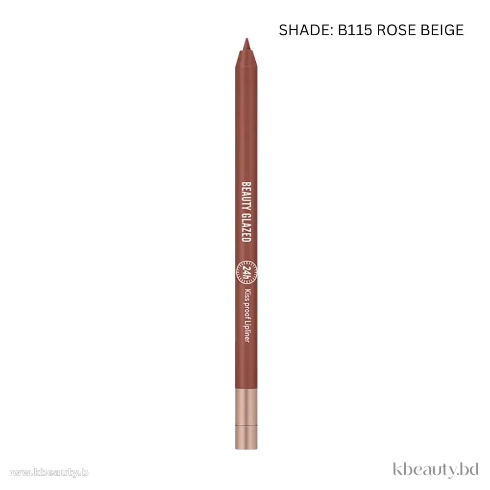 Beauty Glazed Waterproof & Long Lasting Lip Liner - B115 ROSE BEIGE