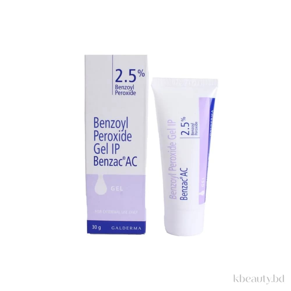 Benzac AC 2.5% Tube of 30g Gel