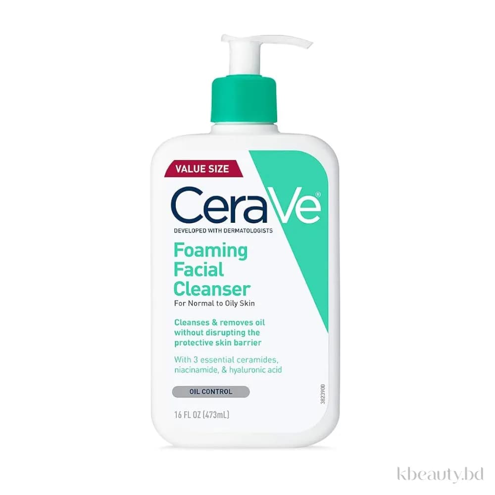 CeraVe Foaming Cleanser For Normal To Oily Skin 473ml