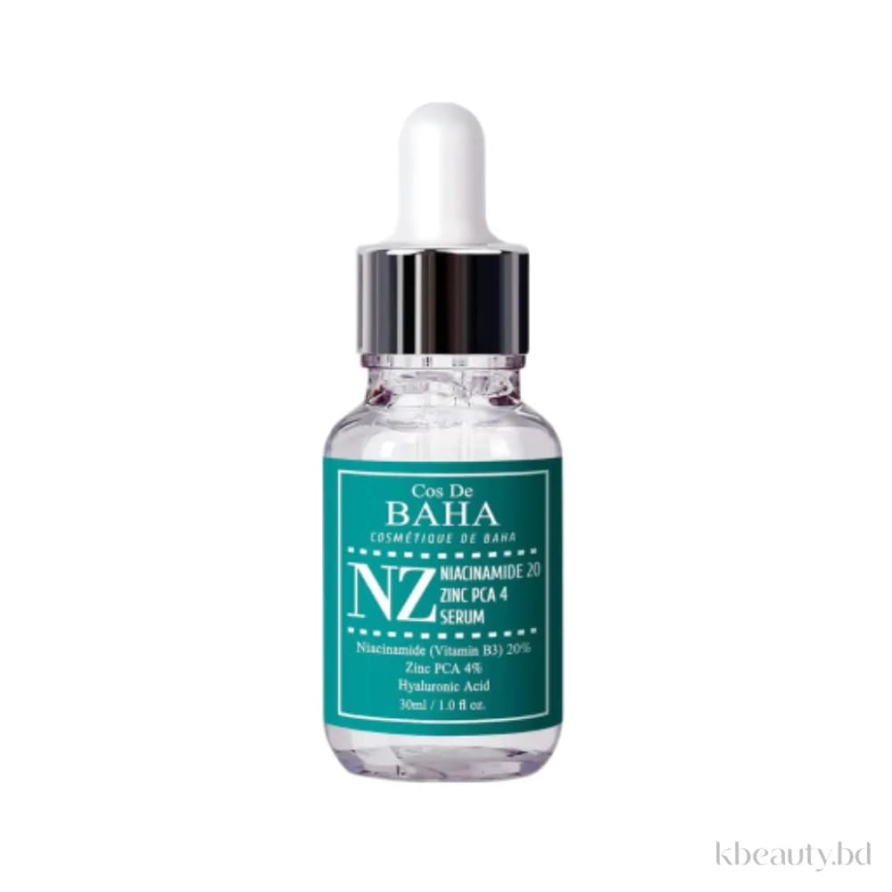 Cos De Baha Niacinamide 20% + Zinc 4% Serum – 30ml