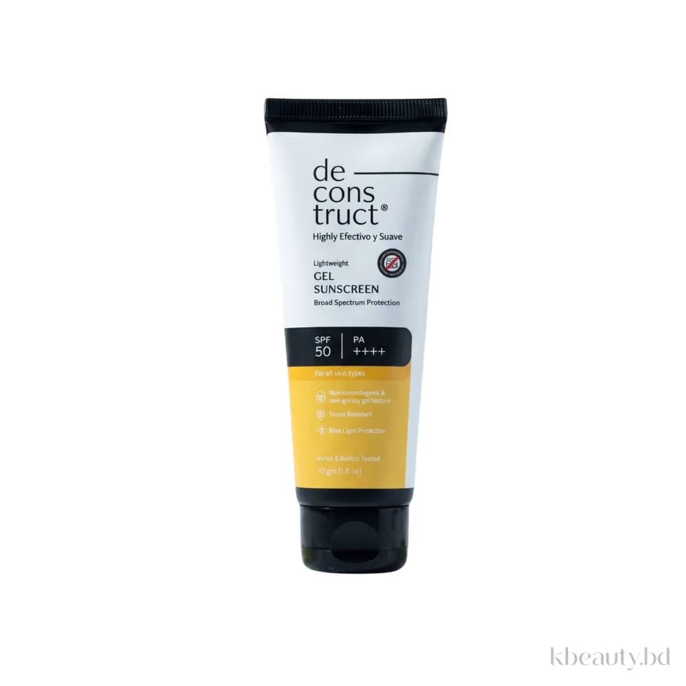 Deconstruct Face Gel Sunscreen SPF 50+ and PA+++
