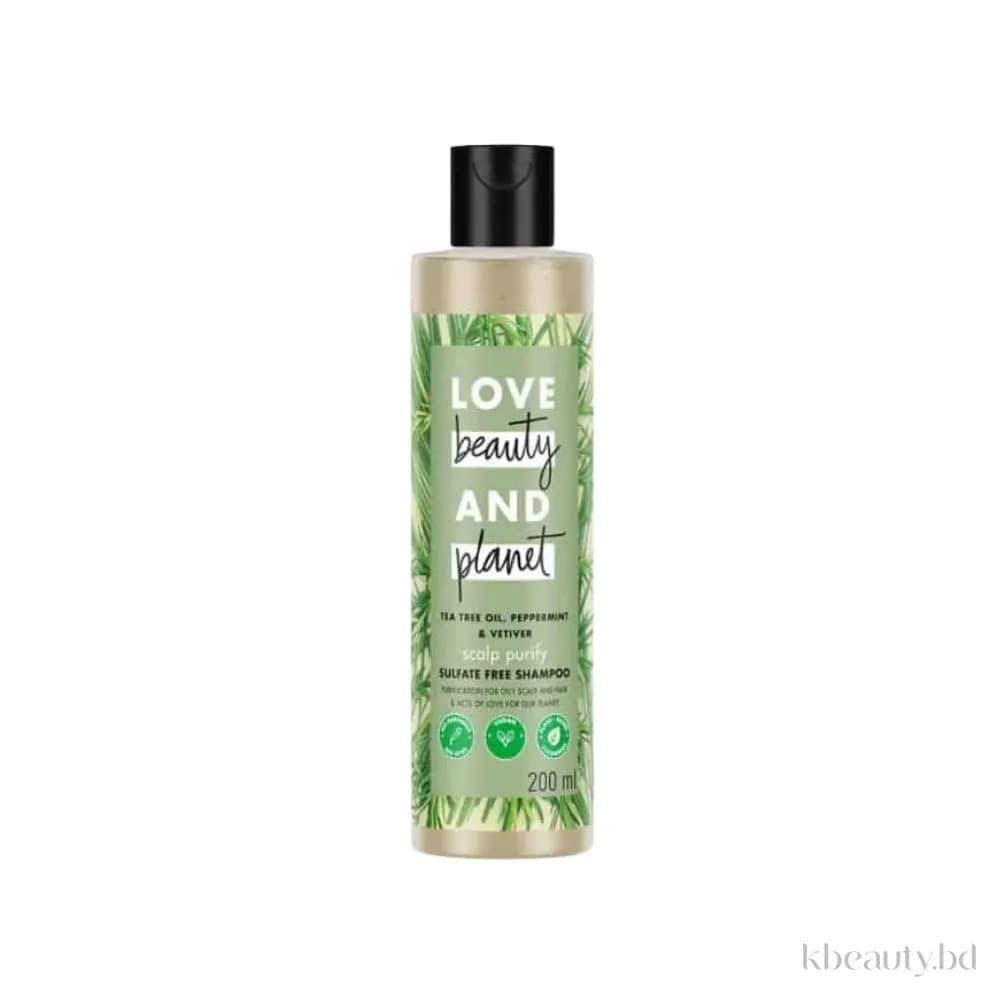 Love Beauty &amp; Planet Tea Tree, Peppermint &amp; Vetiver Natural Shampoo