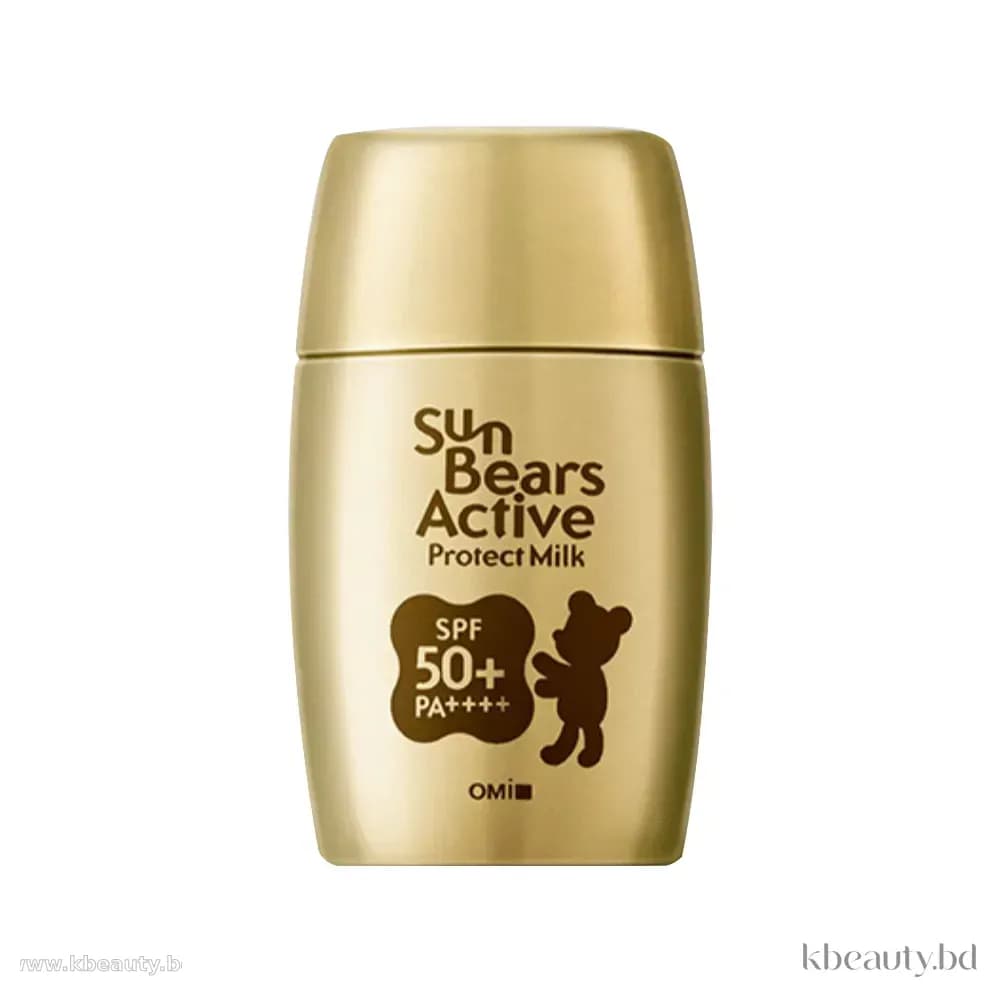 Omi Brotherhood Sun Bears Active Protect Milk Sunscreen SPF 50+ PA++++ 30g