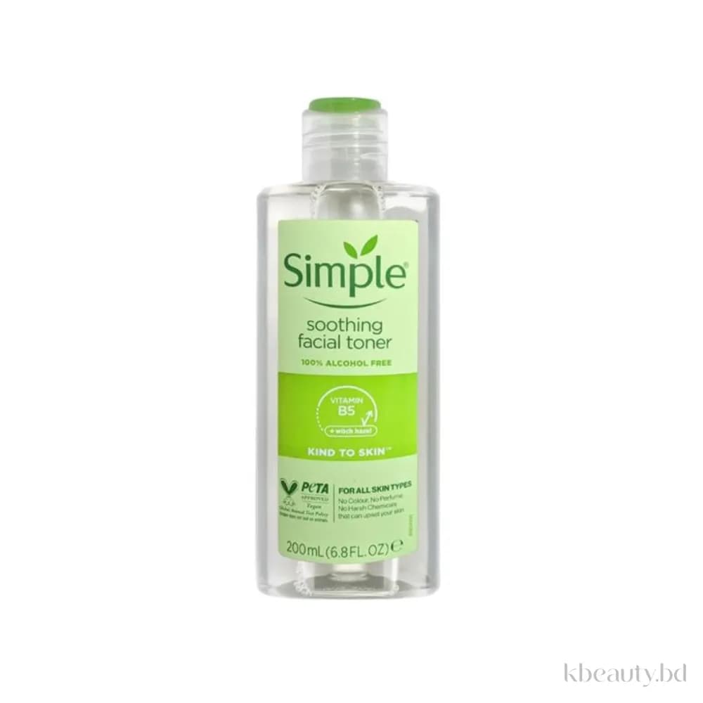 Simple Kind To Skin Soothing Facial Toner – 200ml