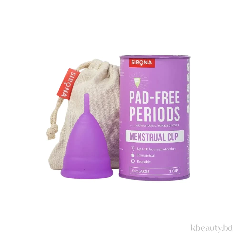 Sirona Reusable Menstrual Cup for Women | Large Size
