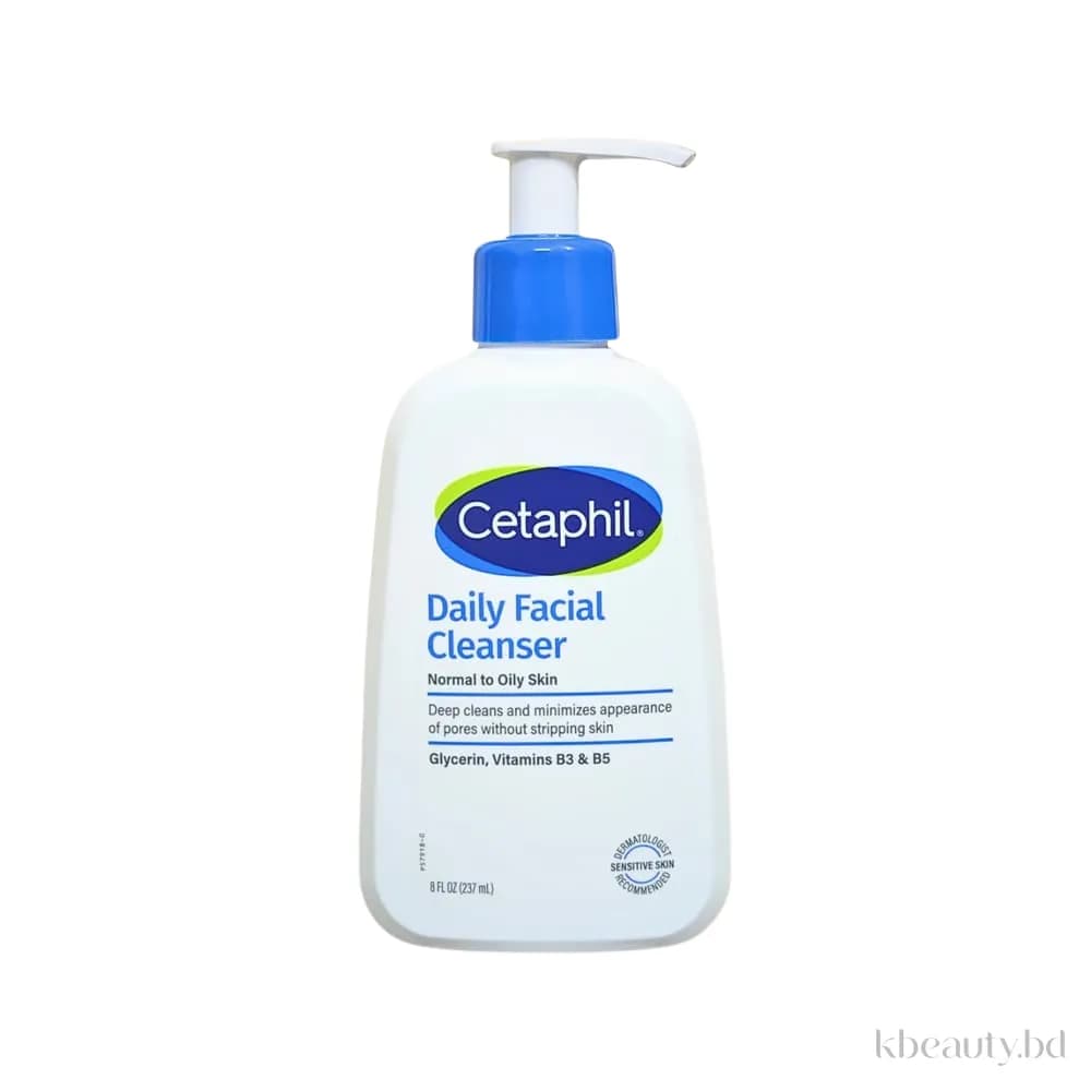 Cetaphil Daily Facial Cleanser Normal To Oily Skin – 237ml