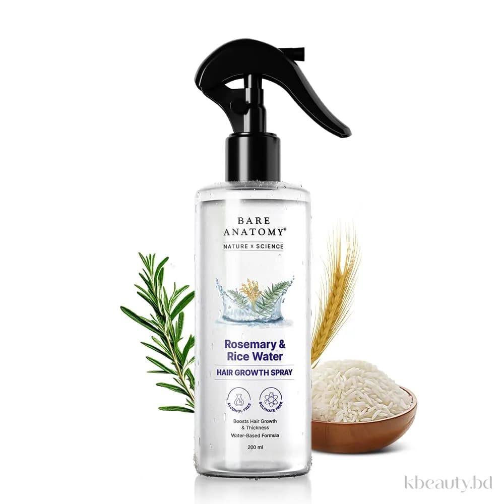 Bare Anatomy Rosemary Rice Water Hair Spray 200ml