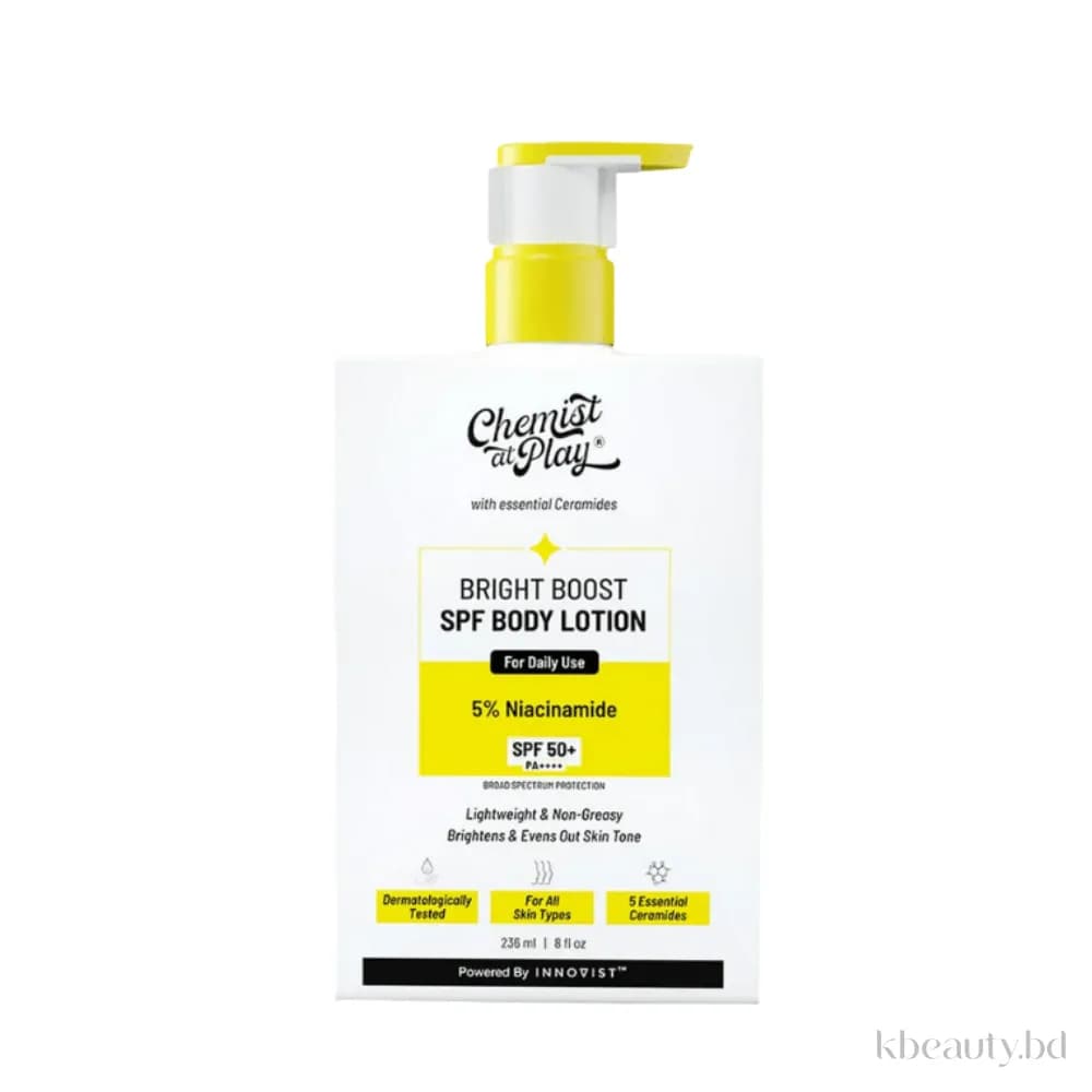 Chemist At Play Bright Boost SPF Body Lotion 236ml