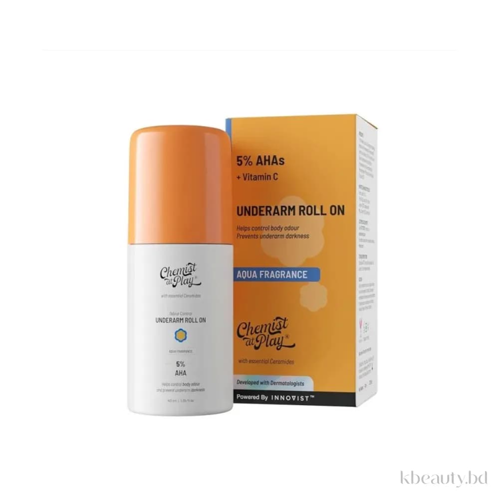 Chemist At Play UnderArm 5% AHA Roll-On (Aqua Fragrance)