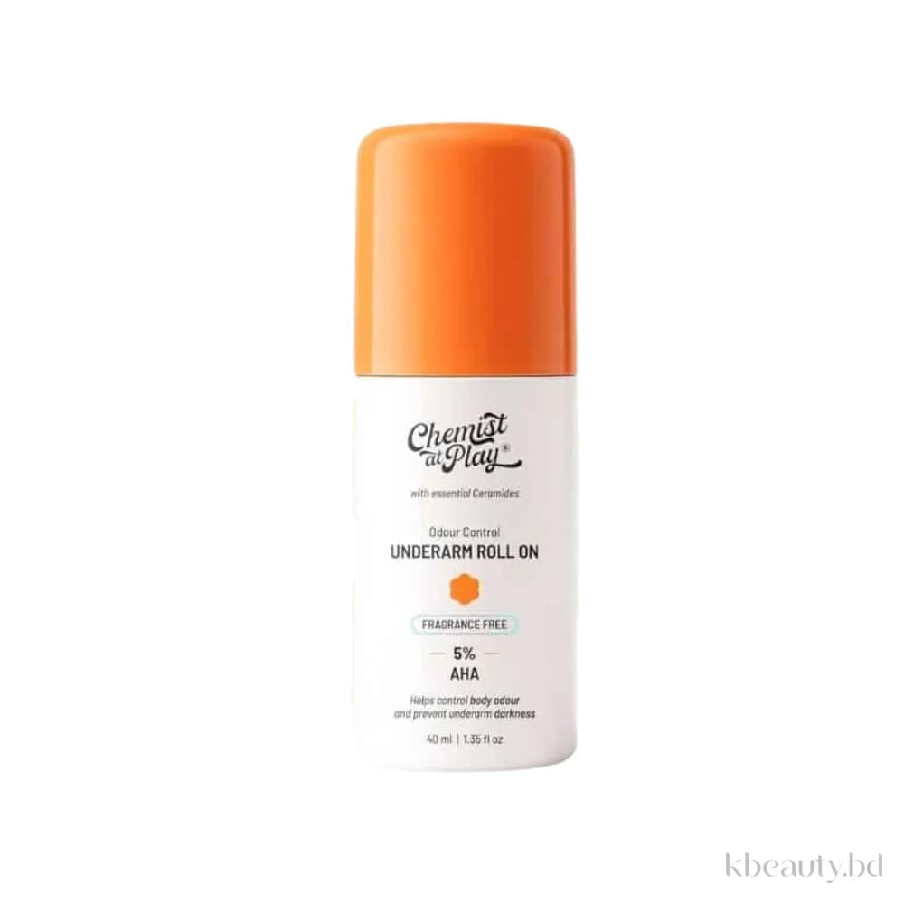 Chemist At Play UnderArm 5% AHA Roll-On (No Fragrance)