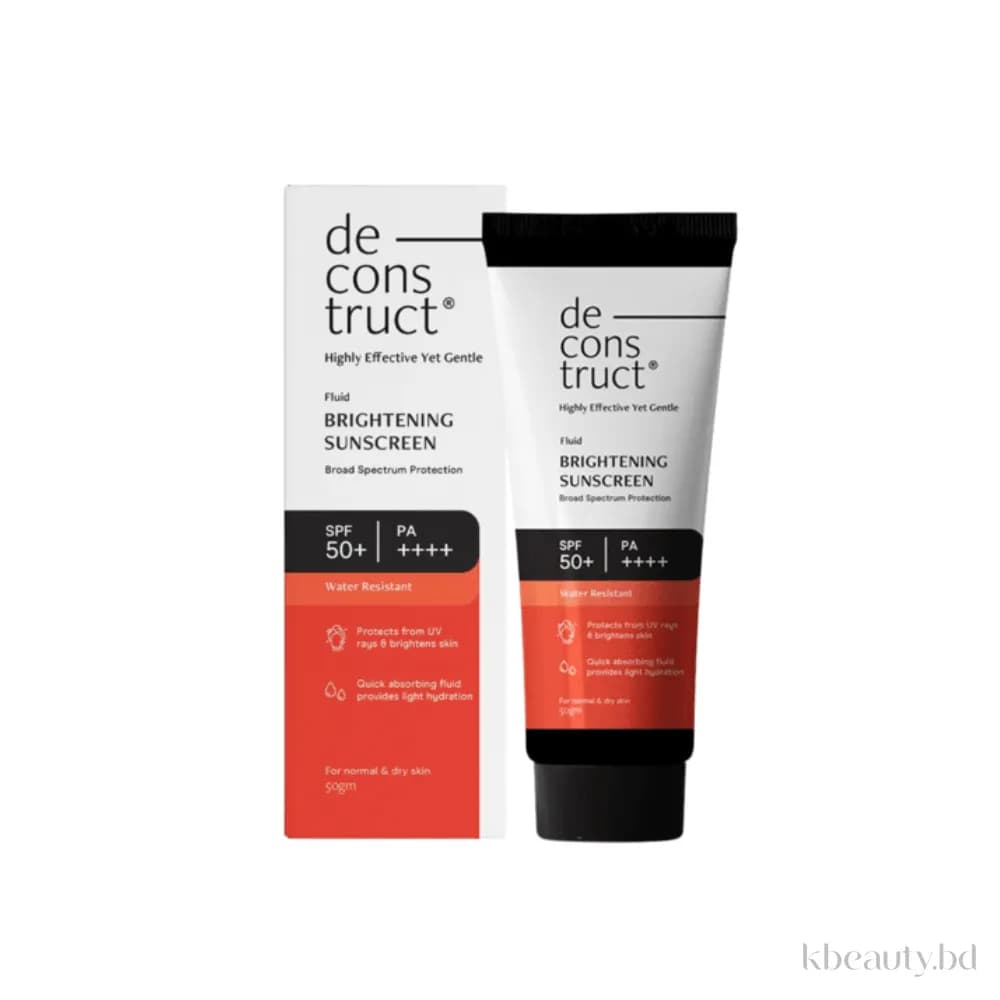 Deconstruct Fluid Brightening Sunscreen with spf 50+ 50gm