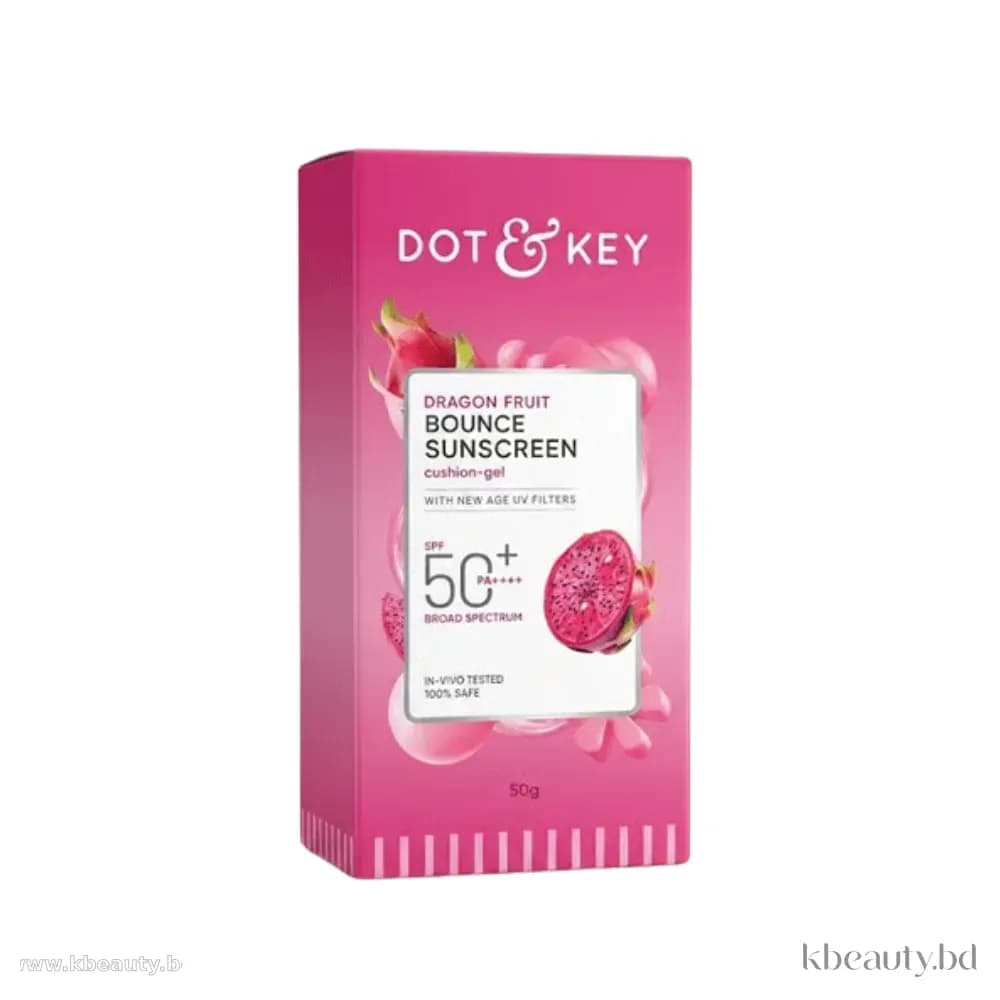 Dragon Fruit Bounce Sunscreen In-Vivo Tested SPF 50+ PA++++ 50ml