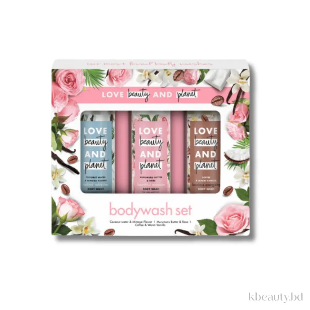 Love Beauty & Planet Set Of 3 Indulgent Body Wash Gift Set- 100 ml each