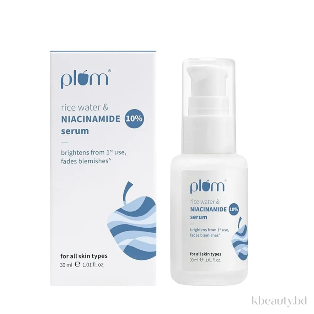 Plum 10% Niacinamide Face Serum with Rice Water- 30ml