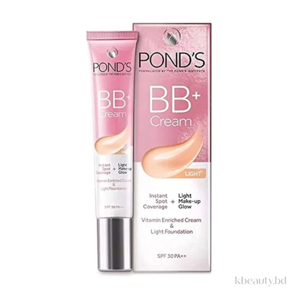 Ponds BB+ Cream Instant Spot Coverage + Light Makeup Glow- Ivory 18g