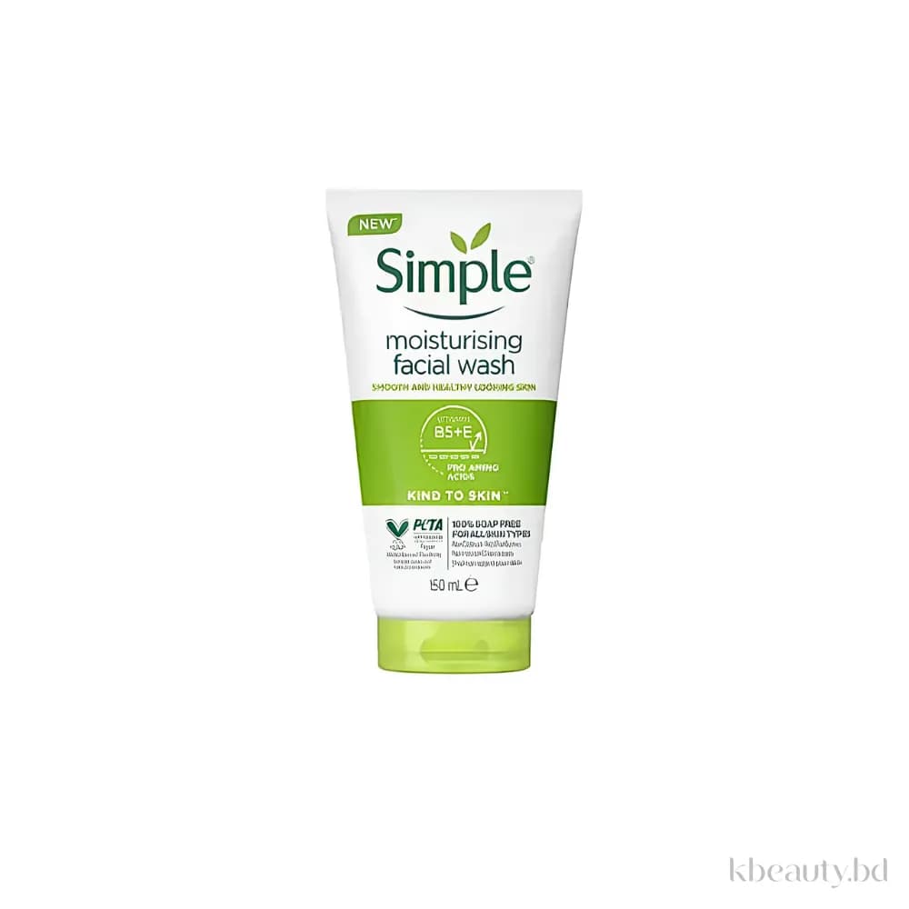 Simple Kind To Skin Moisturising Face Wash 150ml
