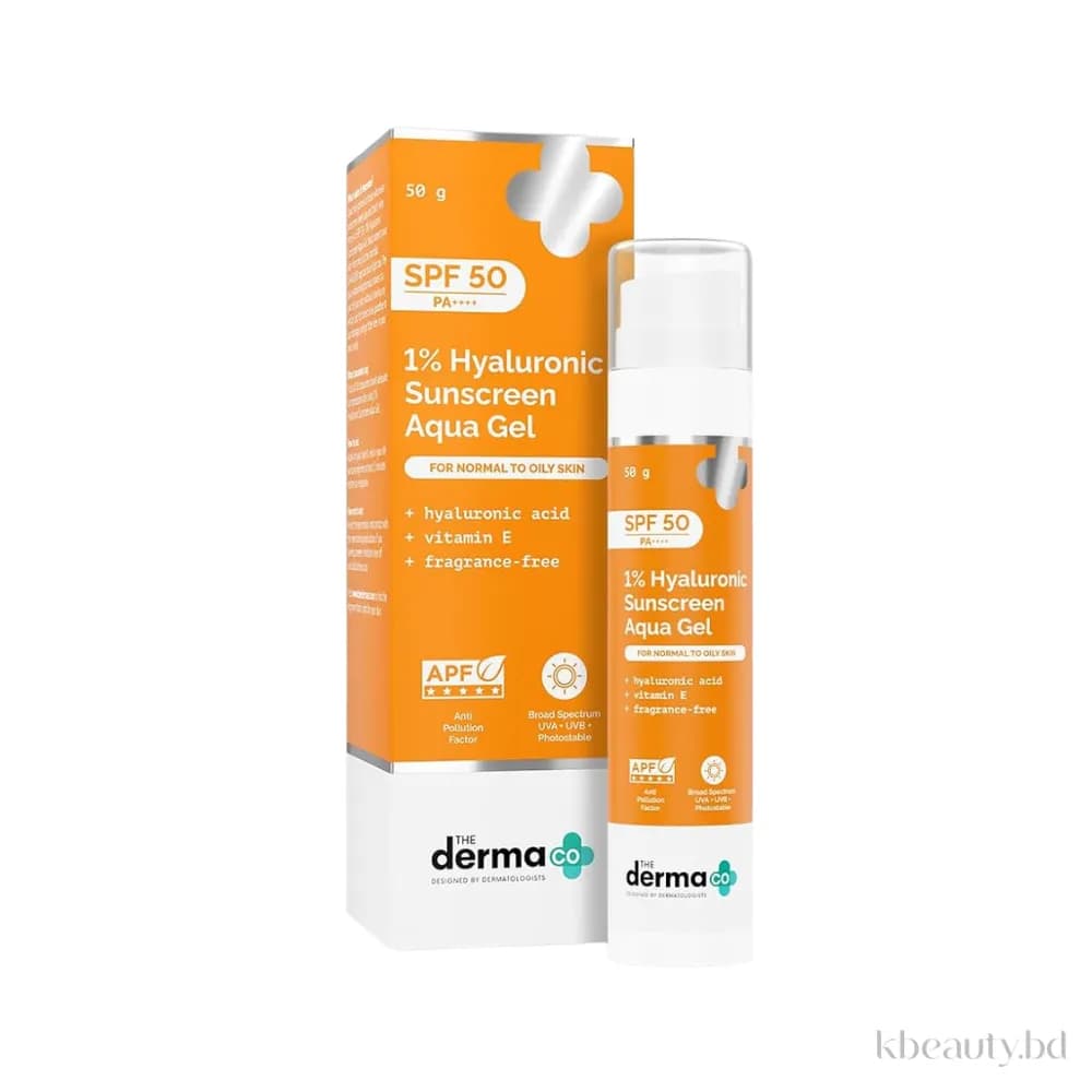 The Derma Co 1% Hyaluronic Sunscreen Aqua Gel - 50g