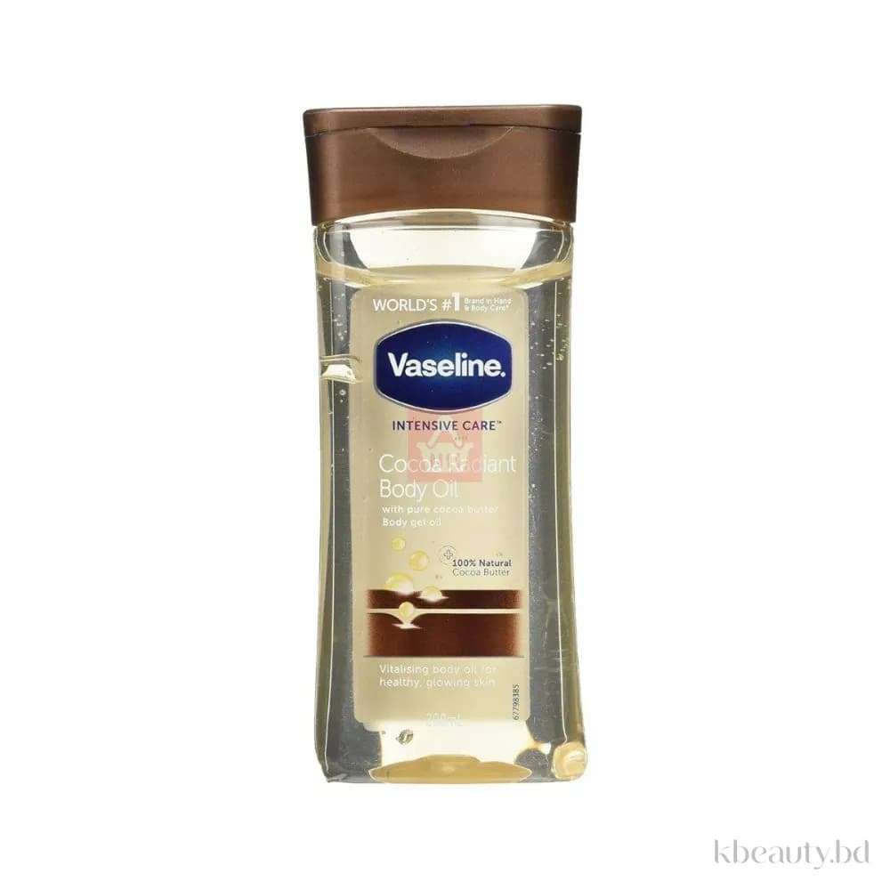 Vaseline Cocoa Radiant Body Oil 200ml (Intensive Care Gel Oil)