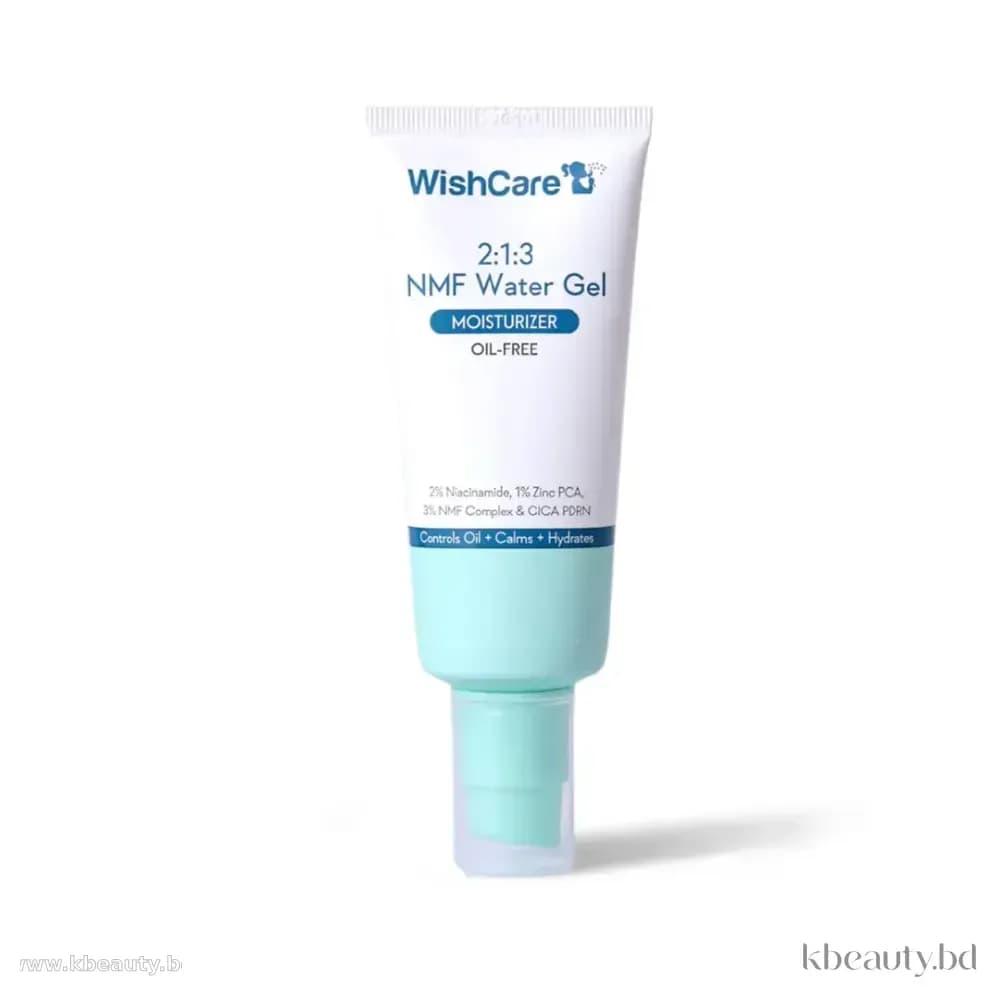 WishCare 2:1:3 NMF Water Gel Moisturizer for Oily & Sensitive Skin (Oil-Free) – 50ml