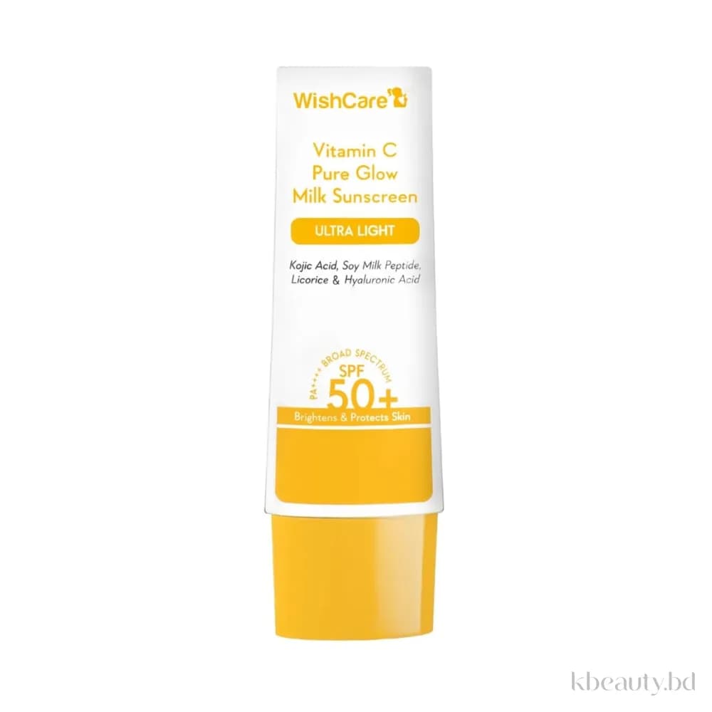 WishCare Vitamin C Pure Glow Milk Sunscreen