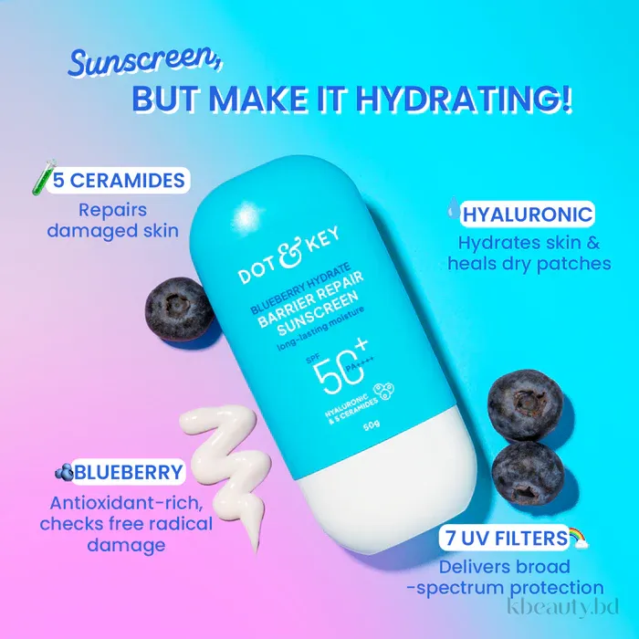 Dot & Key Blueberry Hydrate Barrier Repair Sunscreen